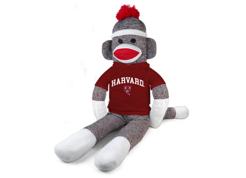 HARVARD UNIV SOCK MONKEY (40")