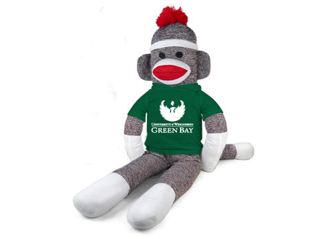 WISCONSIN GREEN BAY SOCK MONKEY (40")