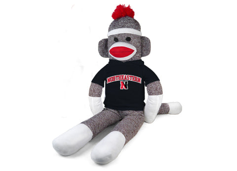 NORTHEASTERN UNIV SOCK MONKEY