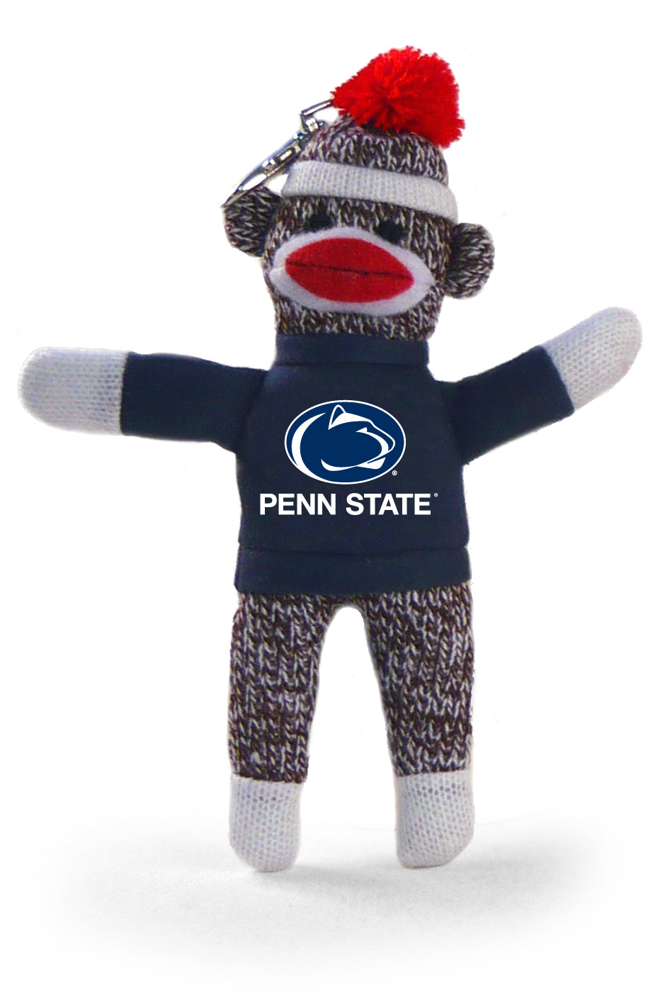 PENN STATE SOCK MONKEY KEYCHAIN (4")