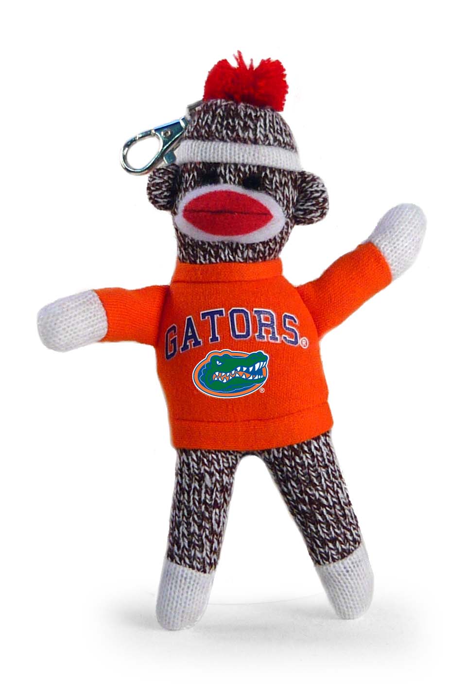 FLORIDA UNIV SOCK MONKEY KEYCHAIN (4")