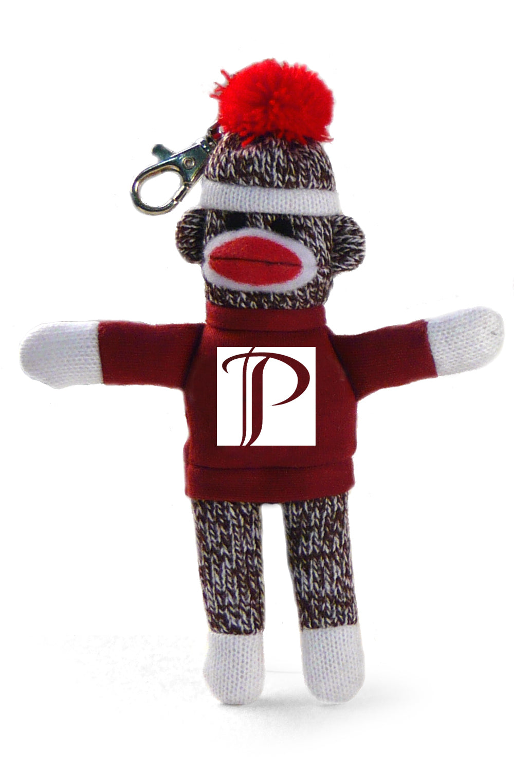 PHILADELPHIA UNIV SOCK MONKEY KEYCHAIN (4")