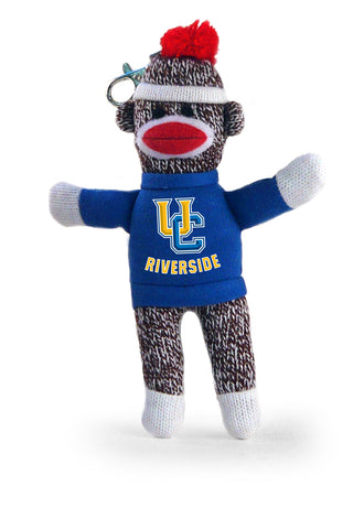 UC RIVERSIDE SOCK MONKEY KEYCHAIN (4")