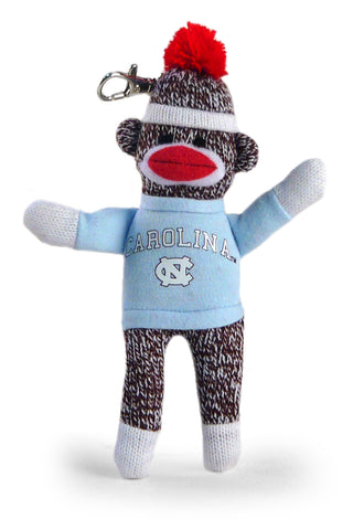 NORTH CAROLINA UNIV SOCK MONKEY KEYCHAIN (4")