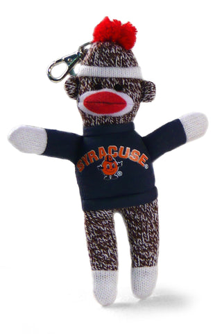 SYRACUSE UNIV SOCK MONKEY KEYCHAIN (4")