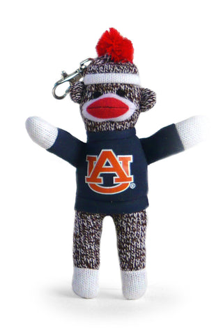 AUBURN UNIV SOCK MONKEY KEYCHAIN (4")