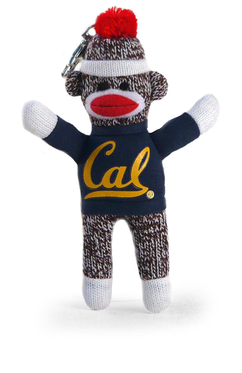 UC BERKELEY SOCK MONKEY KEYCHAIN (4")