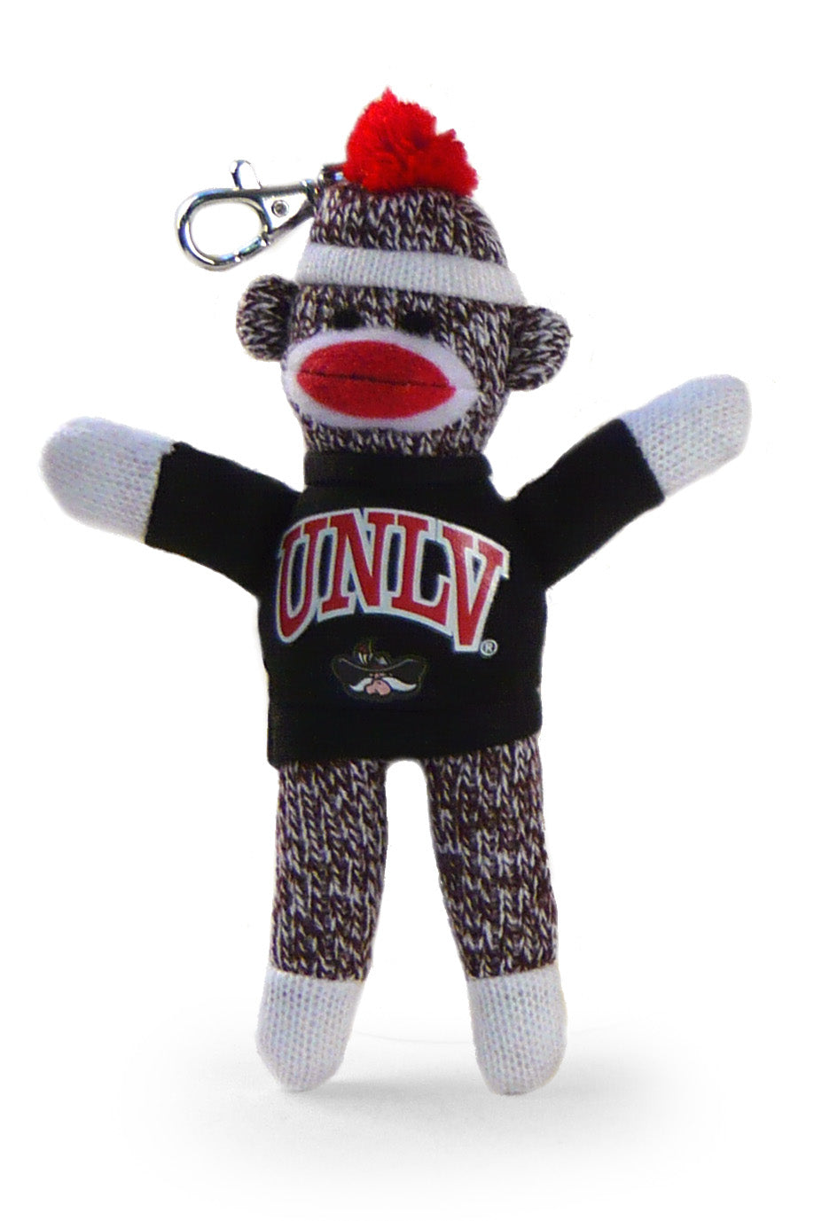 LAS VEGAS UNIV SOCK MONKEY KEYCHAIN (4")