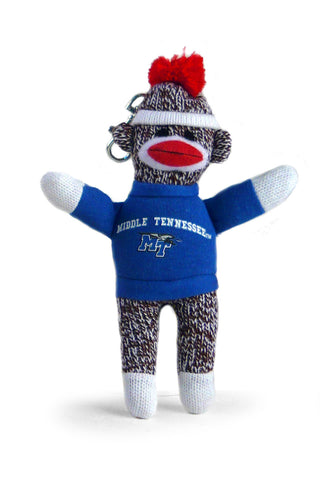 MIDDLE TENNESSEE SOCK MONKEY KEYCHAIN (4")