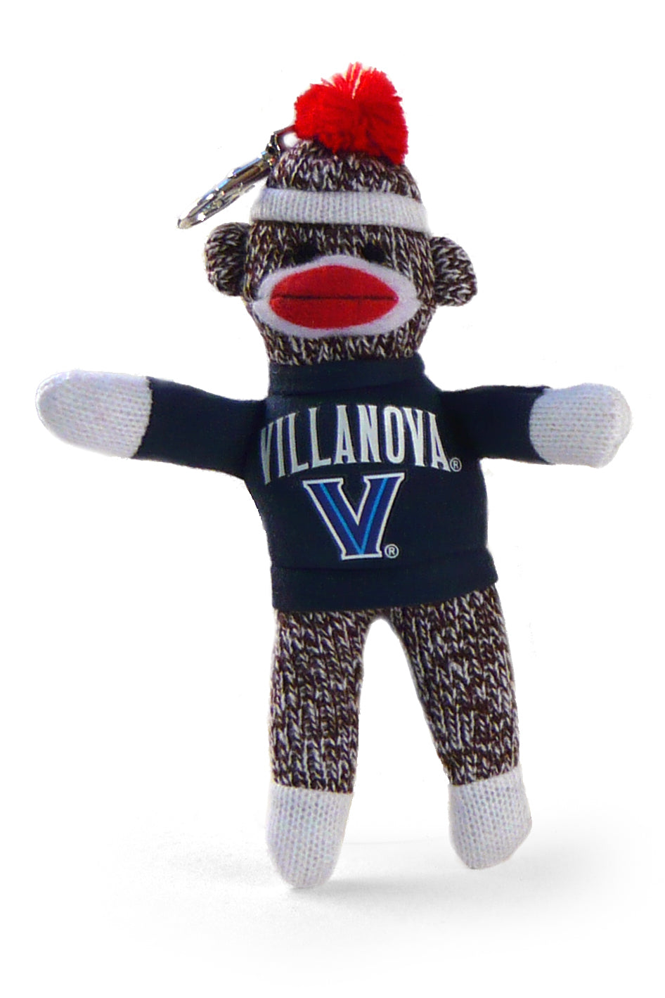 VILLANOVA UNIV SOCK MONKEY KEYCHAIN (4")