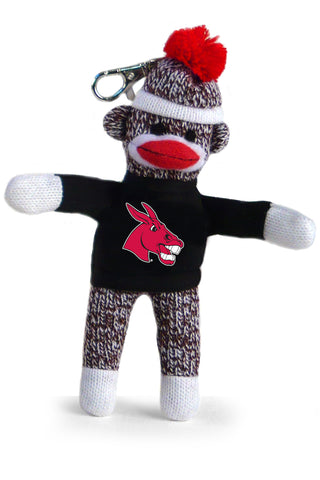 CENTRAL MISSOURI UNIV SOCK MONKEY KEYCHAIN (4")