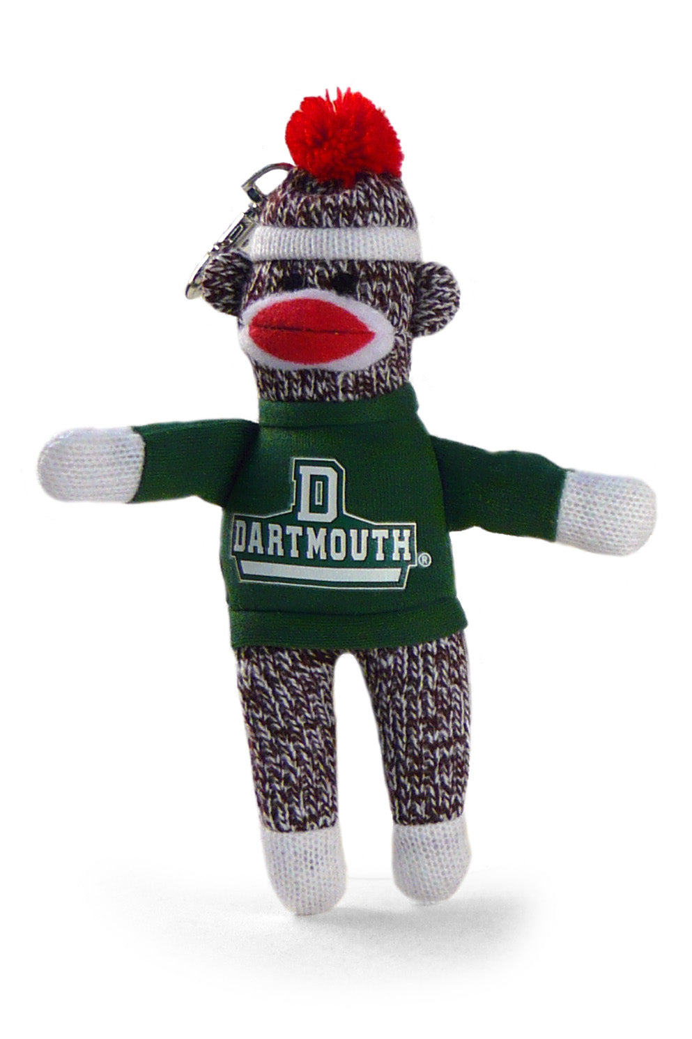 DARTMOUTH UNIV SOCK MONKEY KEYCHAIN (4")