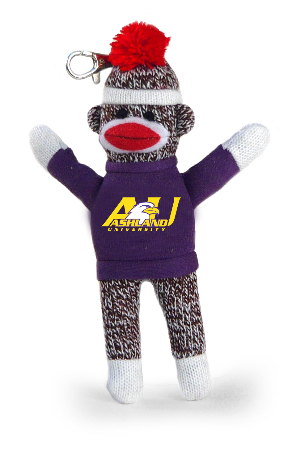 ASHLAND UNIV SOCK MONKEY KEYCHAIN (4")