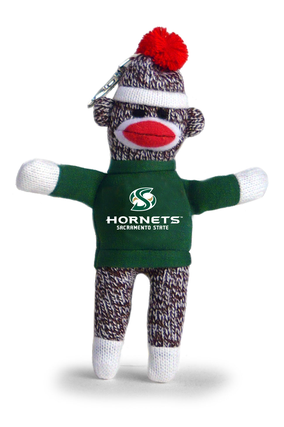 SACRAMENTO STATE SOCK MONKEY KEYCHAIN (4")