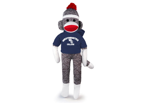 WESTMINSTER COLLEGE SOCK MONKEY