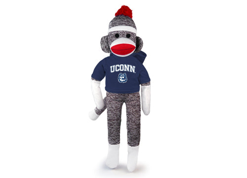 CONNECTICUT UNIV SOCK MONKEY