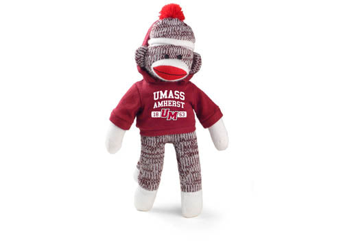 MASSACHUSETTS AMHERST SOCK MONKEY