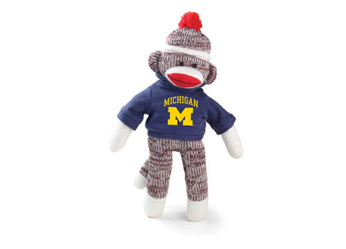 MICHIGAN UNIV SOCK MONKEY