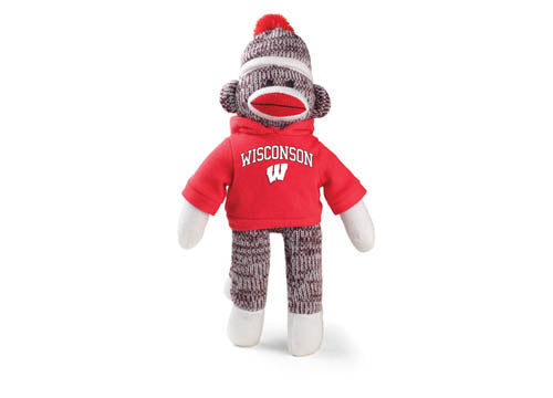 WISCONSIN UNIV SOCK MONKEY