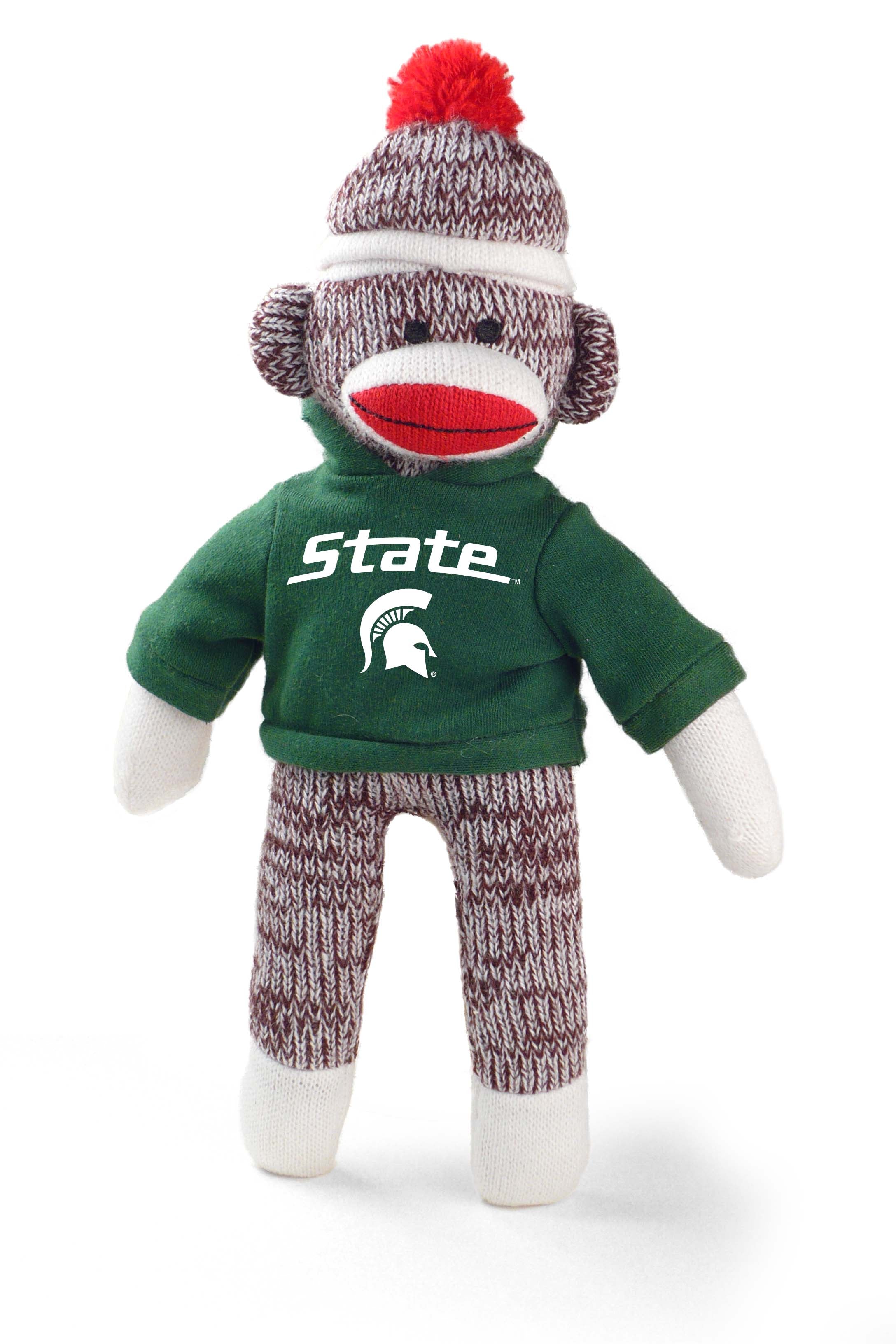 MICHIGAN STATE SOCK MONKEY