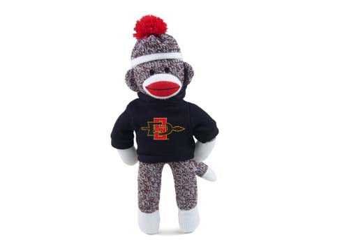 SAN DIEGO STATE SOCK MONKEY