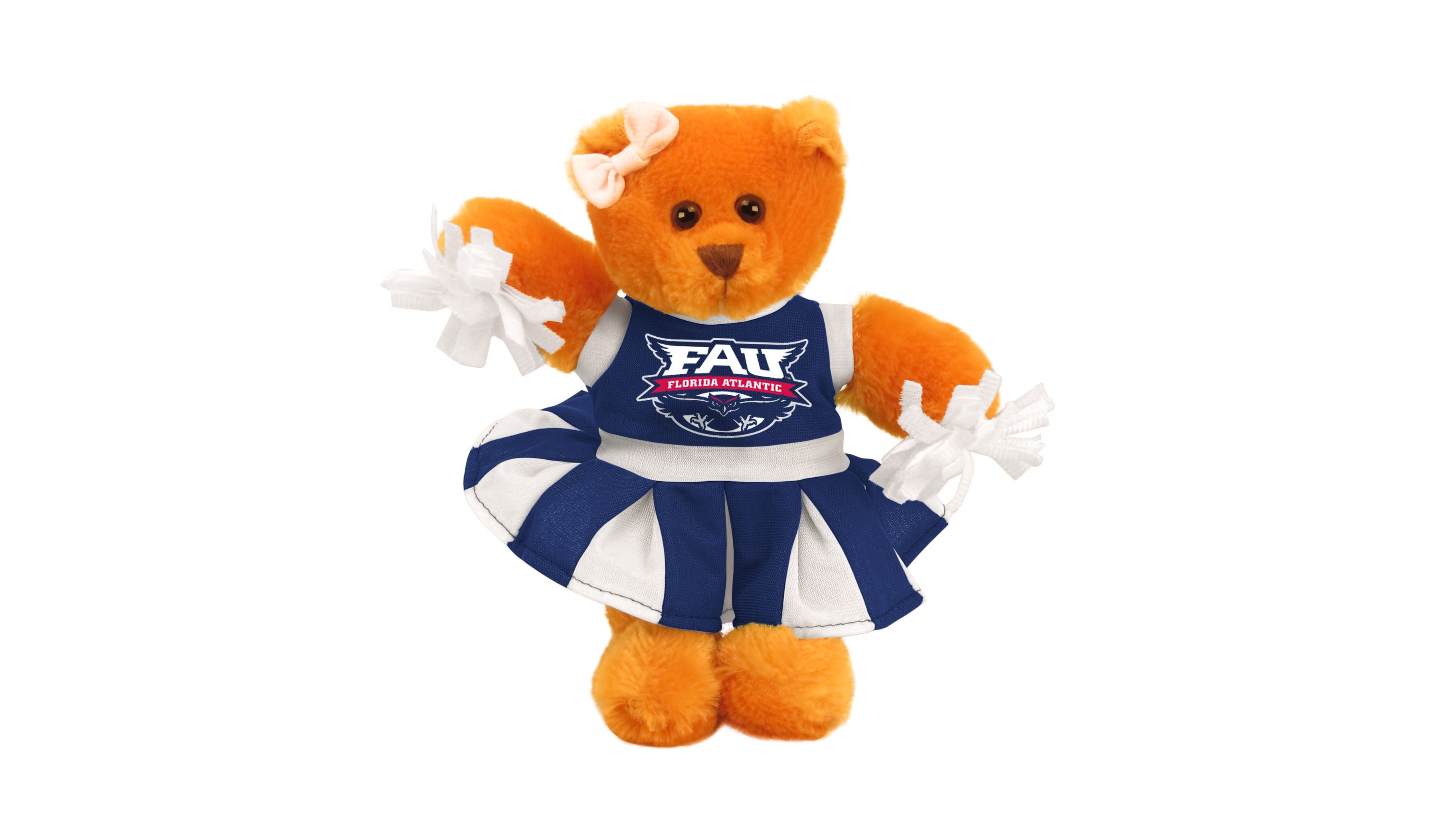 FLORIDA ATLANTIC CHEER BEAR (8")