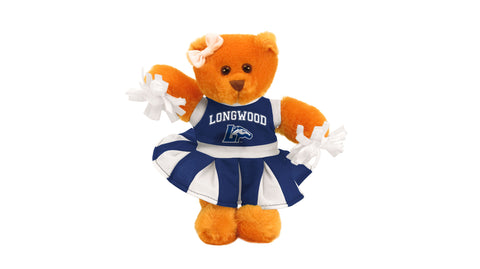 LONGWOOD UNIV CHEER BEAR (8")