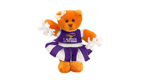 WILFRID LAURIER UNIV CHEER BEAR (8")