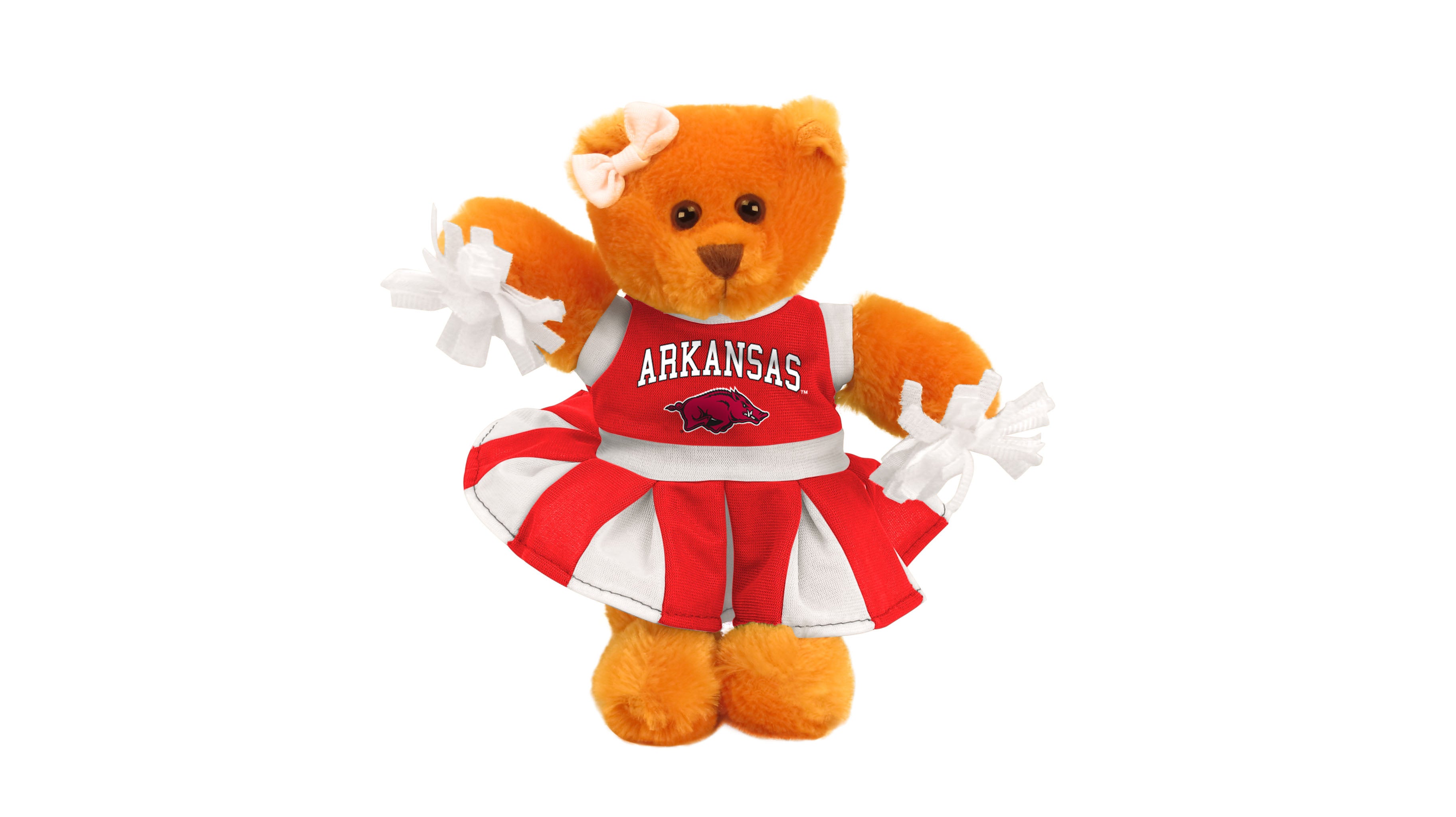 ARKANSAS UNIV CHEER BEAR (8")