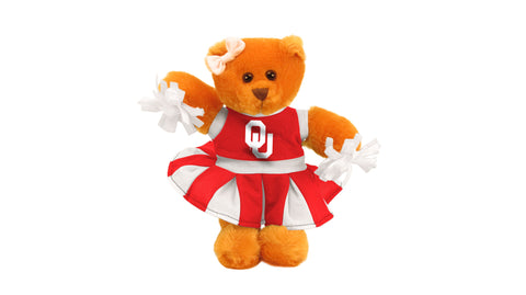 OKLAHOMA UNIV CHEER BEAR (8")