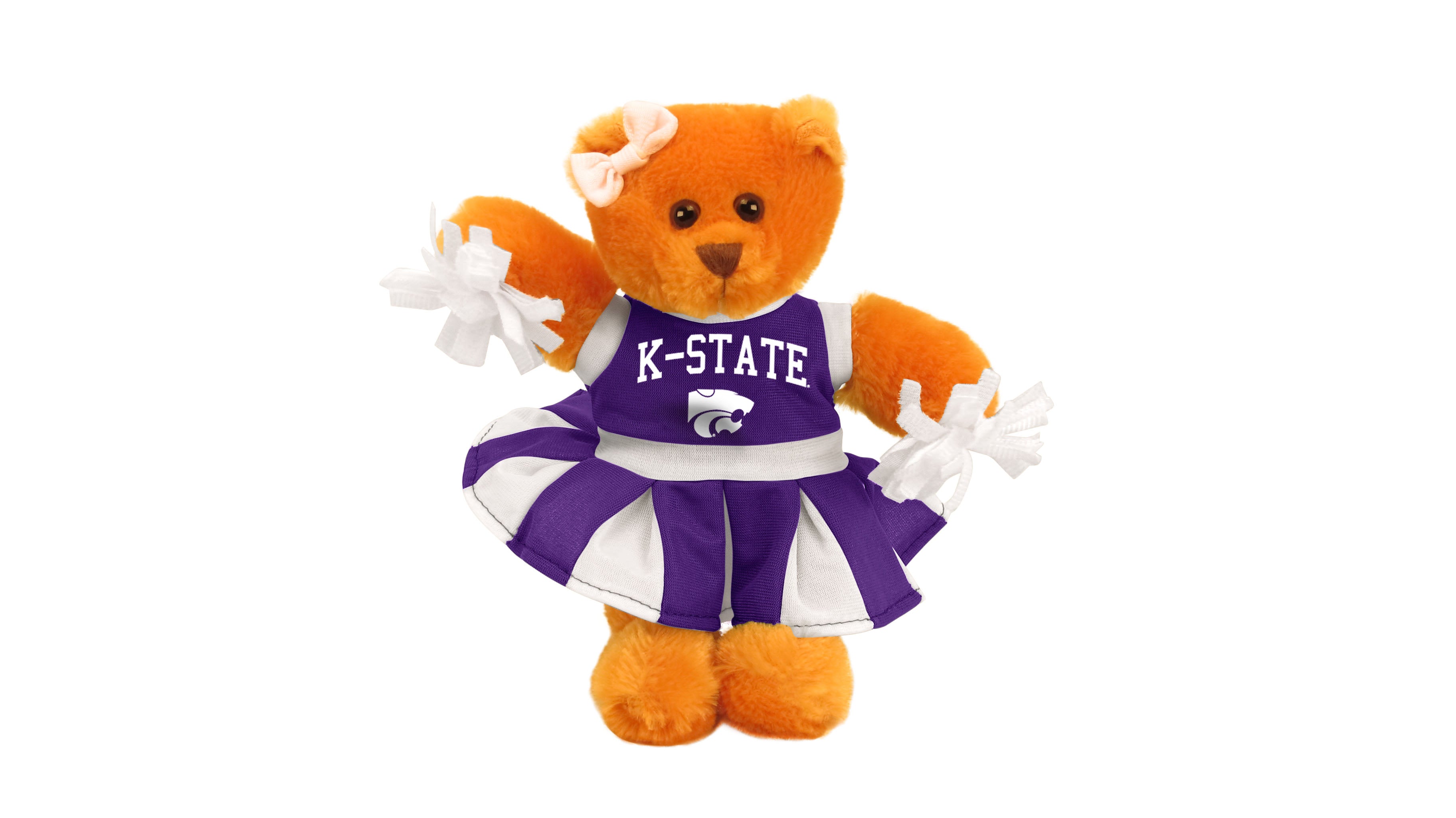 KANSAS STATE UNIV CHEER BEAR (8")