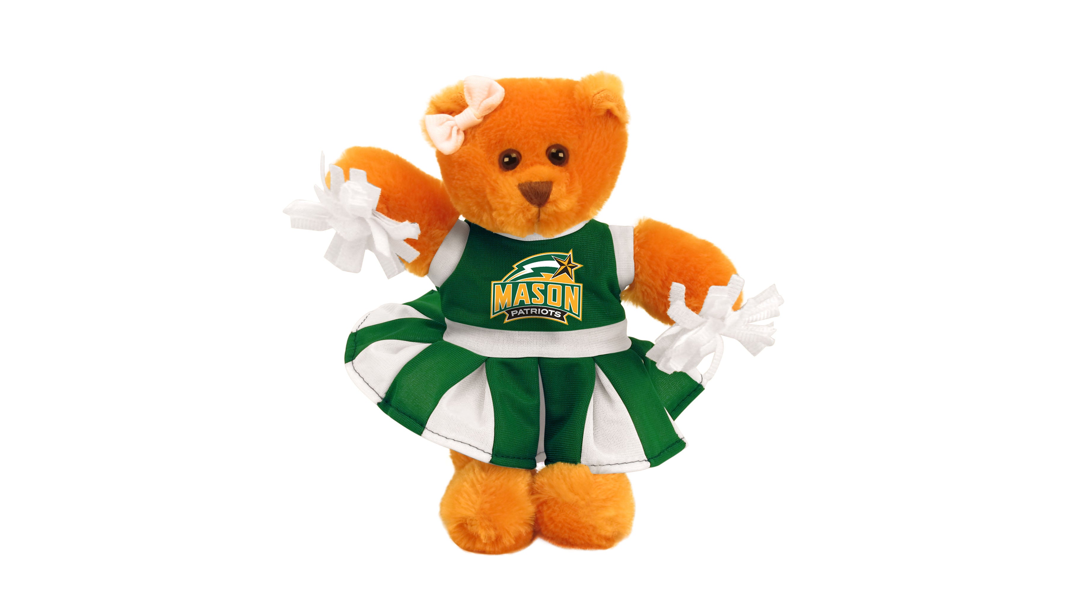 GEORGE MASON UNIV CHEER BEAR (8")