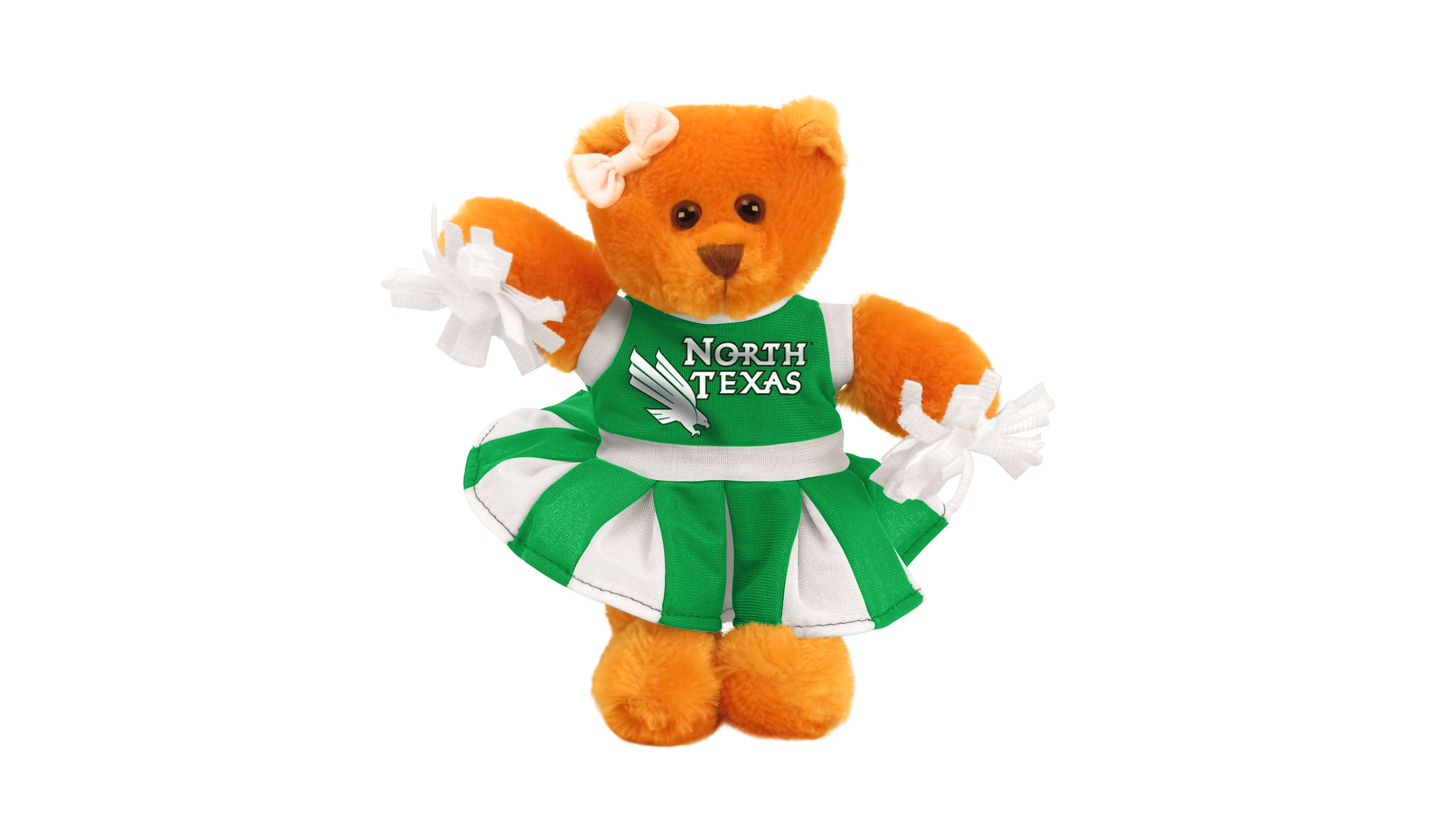 NORTH TEXAS UNIV CHEER BEAR (8")