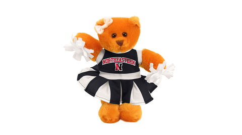 NORTHEASTERN UNIV CHEER BEAR (8")