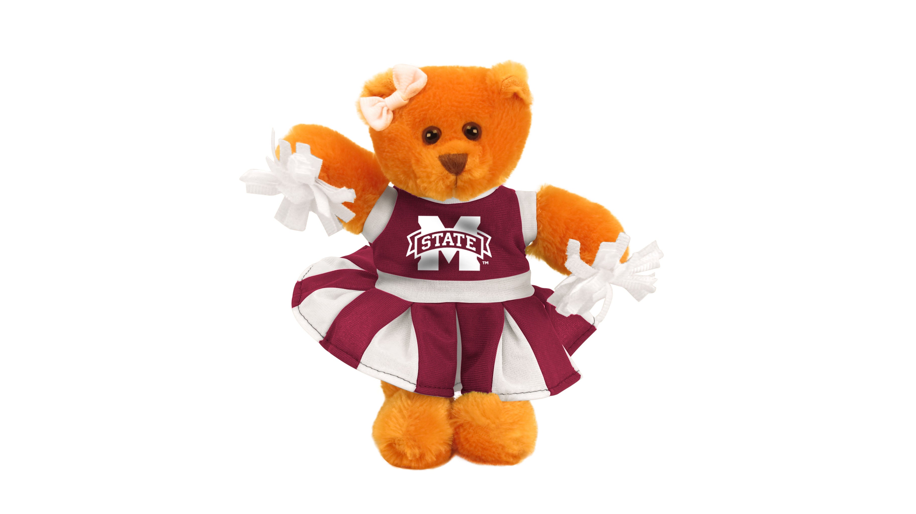 MISSISSIPPI STATE CHEER BEAR (8")