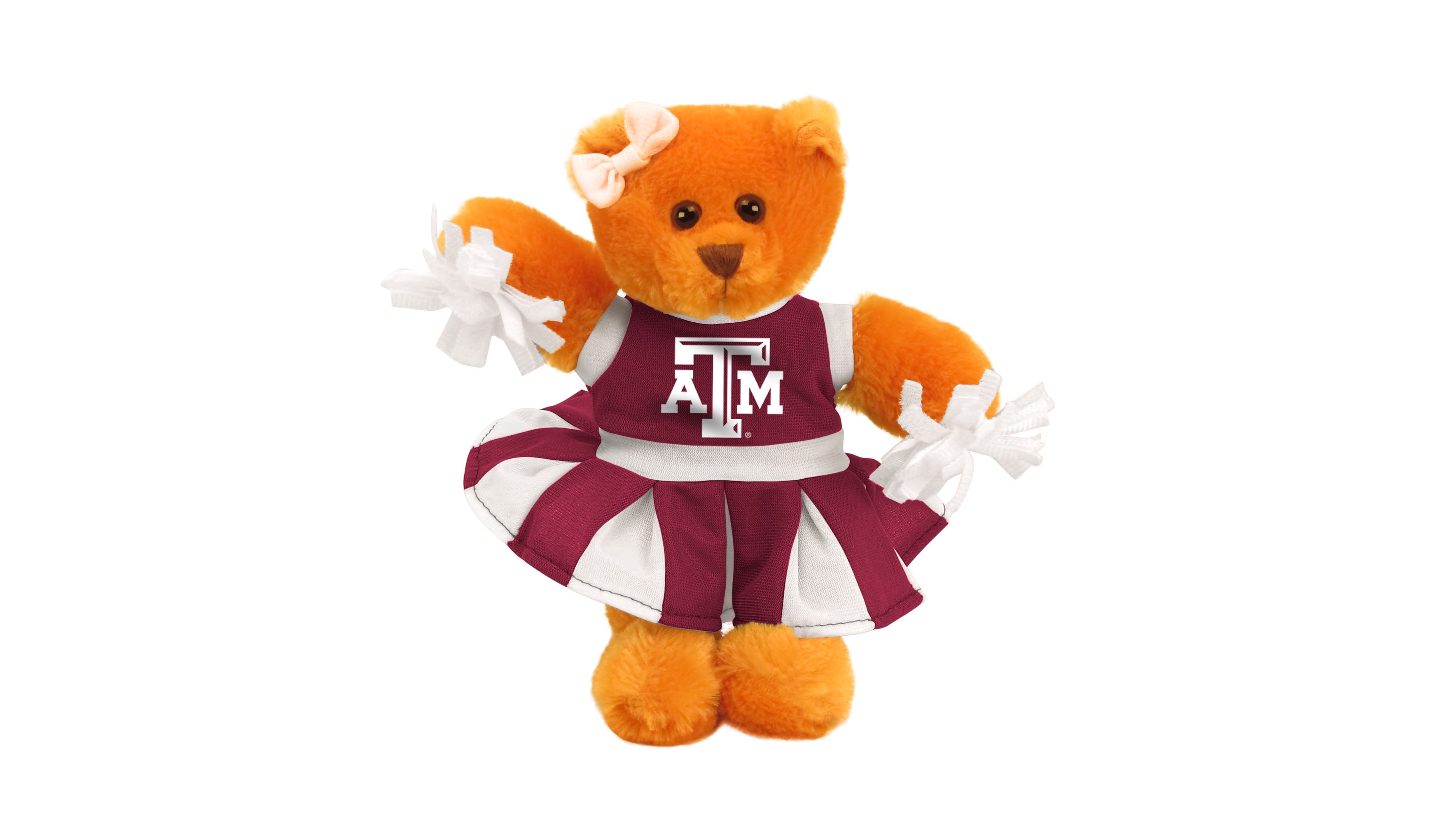 TEXAS A&M CHEER BEAR (8")