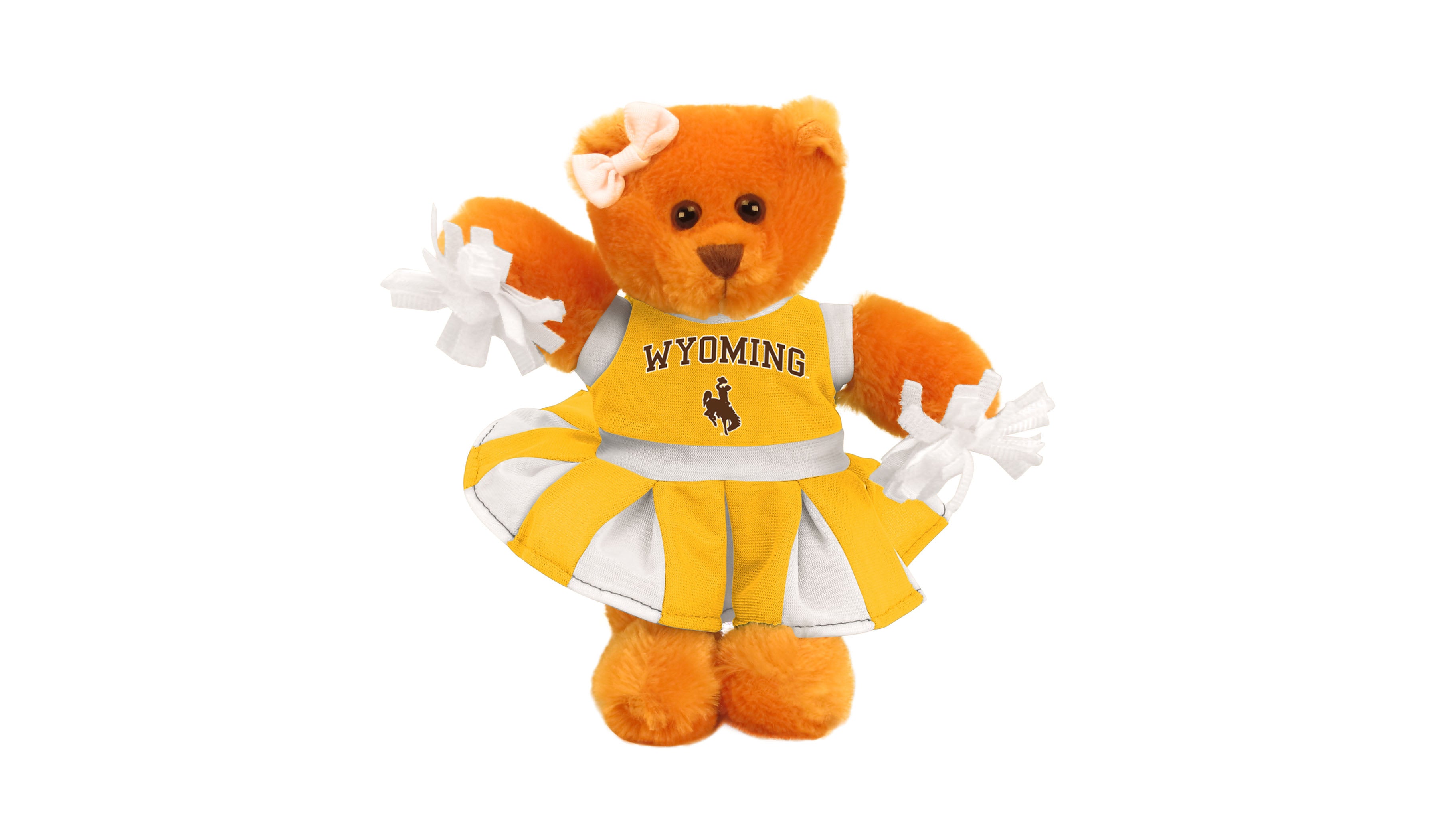 WYOMING UNIV CHEER BEAR (8")