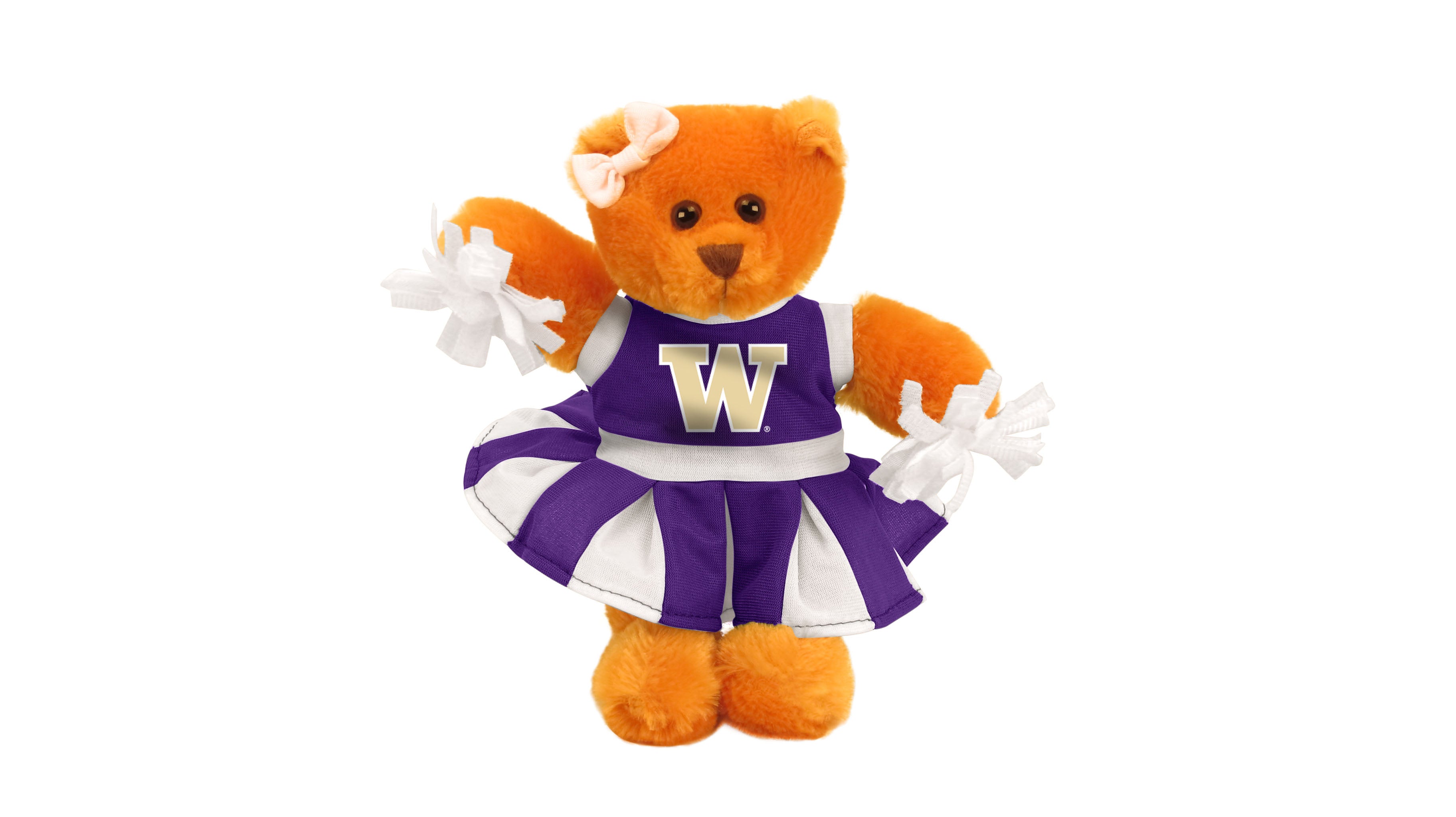 WASHINGTON UNIV CHEER BEAR (8")