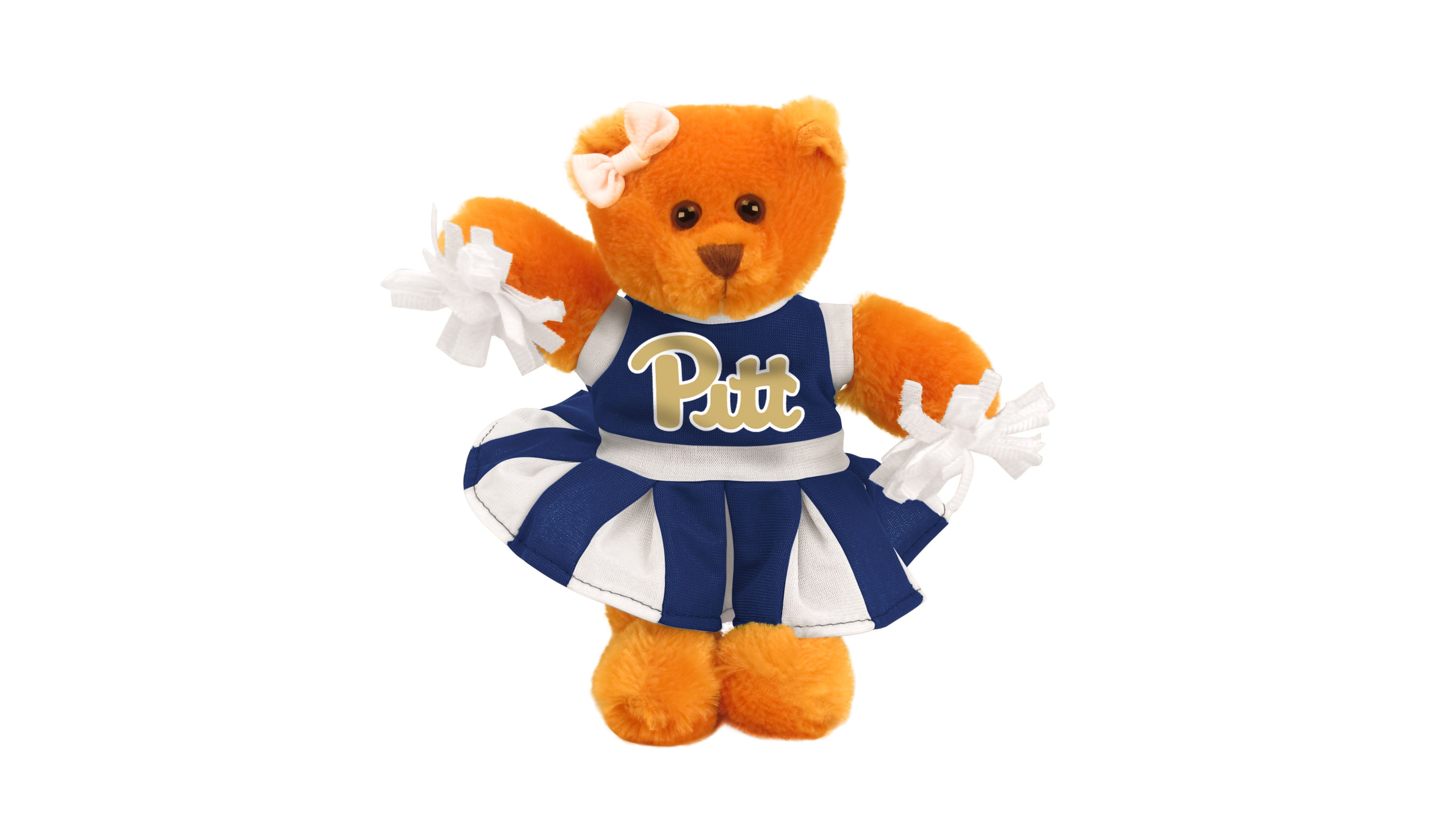 PITTSBURGH UNIV CHEER BEAR (8")