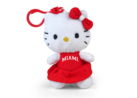 MIAMI OF OHIO HELLO KITTY KEYCHAIN (4")