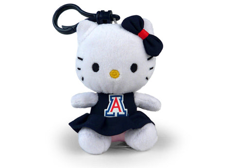 ARIZONA UNIV HELLO KITTY KEYCHAIN (4")