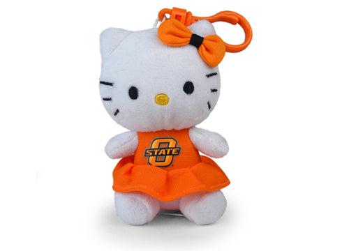 OKLAHOMA STATE HELLO KITTY KEYCHAIN (4")