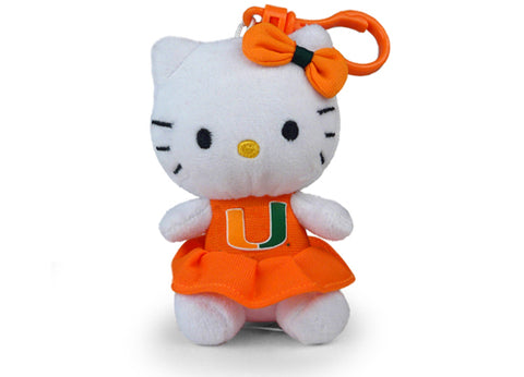 MIAMI UNIV HELLO KITTY KEYCHAIN (4")