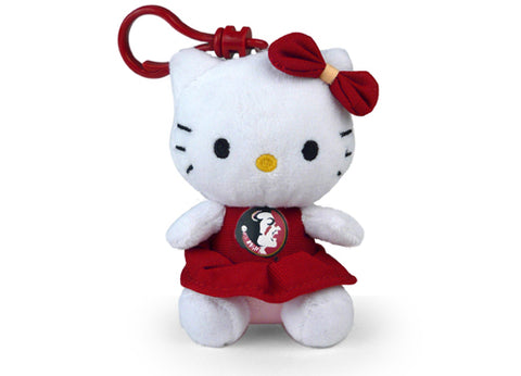 FLORIDA STATE UNIV HELLO KITTY KEYCHAIN (4")