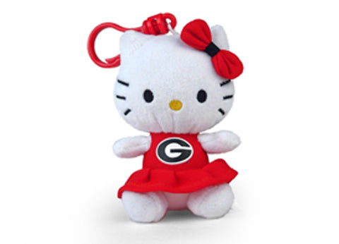 GEORGIA UNIV HELLO KITTY KEYCHAIN (4")