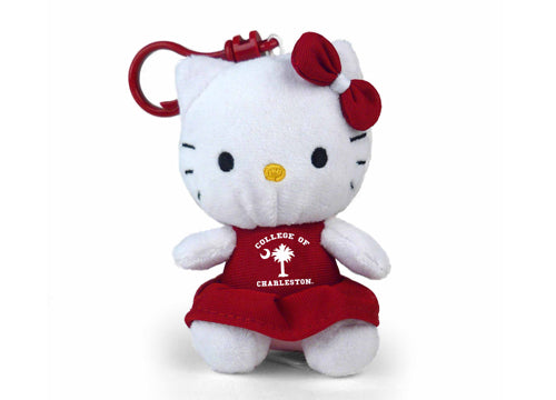 CHARLESTON COLLEGE HELLO KITTY KEYCHAIN (4")