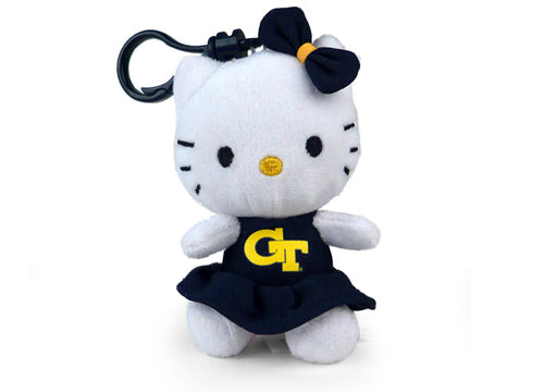 GEORGIA TECH HELLO KITTY KEYCHAIN (4")