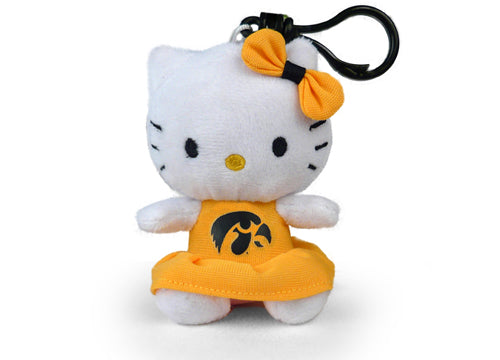 IOWA UNIV HELLO KITTY KEYCHAIN (4")