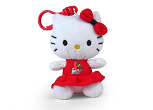 LOUISVILLE UNIV HELLO KITTY KEYCHAIN (4")