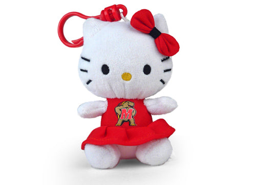 MARYLAND UNIV HELLO KITTY KEYCHAIN (4")